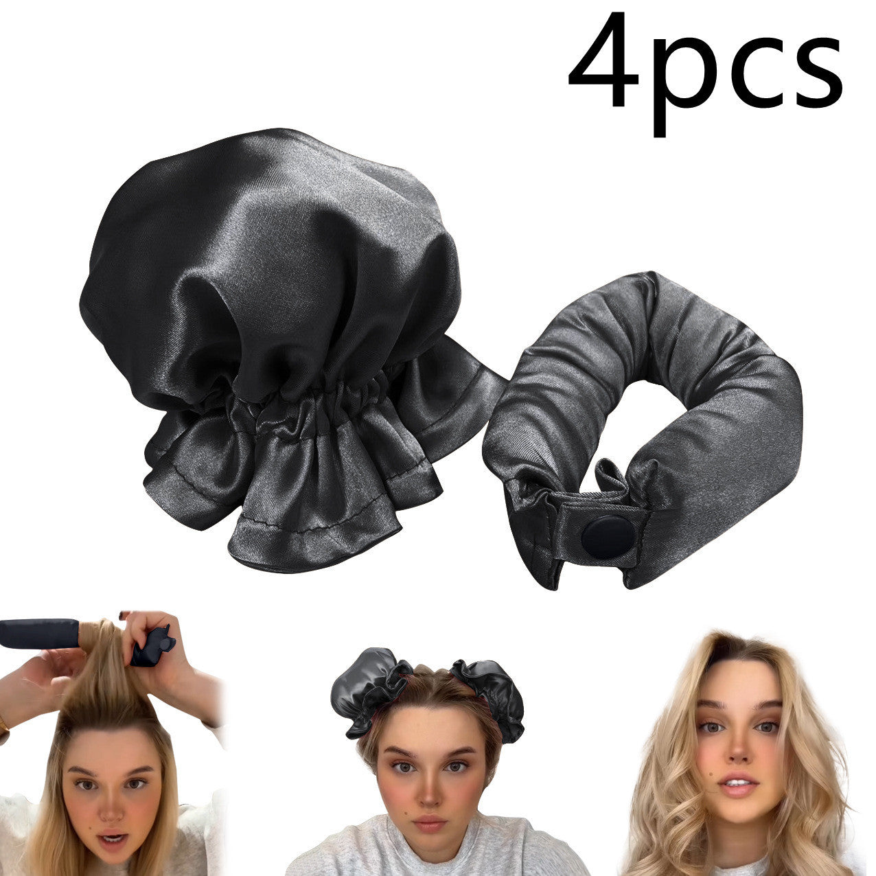 New Heatless Curl Stick With Cloth Cover Cute Ball Head Hair Curler Headband Hair Rollers Wave Form Curling Rod Hair Style Tools Gadgets New Heatless Curl Stick With Cloth Cover Cute Ball Head Hair Curler Headband Hair Rollers Wave Form Curling Rod Hair Style Tools Gadgets